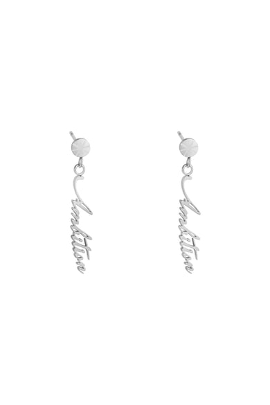 Earrings Ambition Plata Acero inoxidable h5 